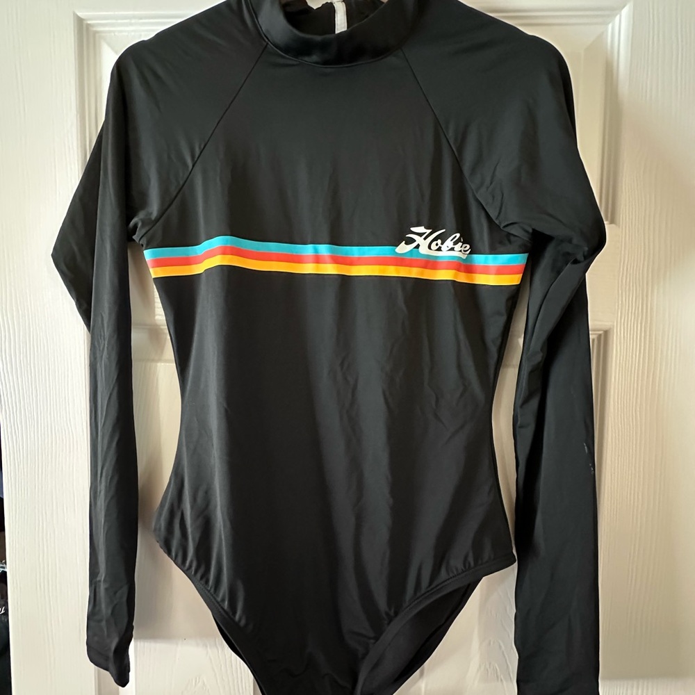 Hobie Black Long Sleeve Swimsuit